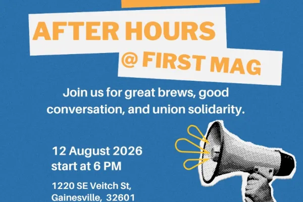 Unite Together Afterhours @ First Mag at 6pm on Wednesday, August 12