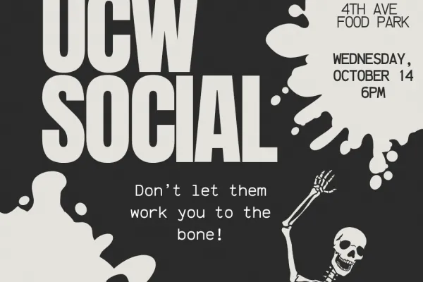 UCW Social on October 14, 2026 at 4th Ave Food Park